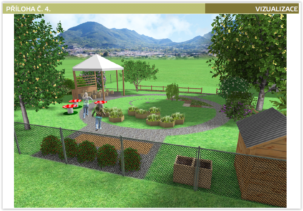 We are building a school garden in Prácheň