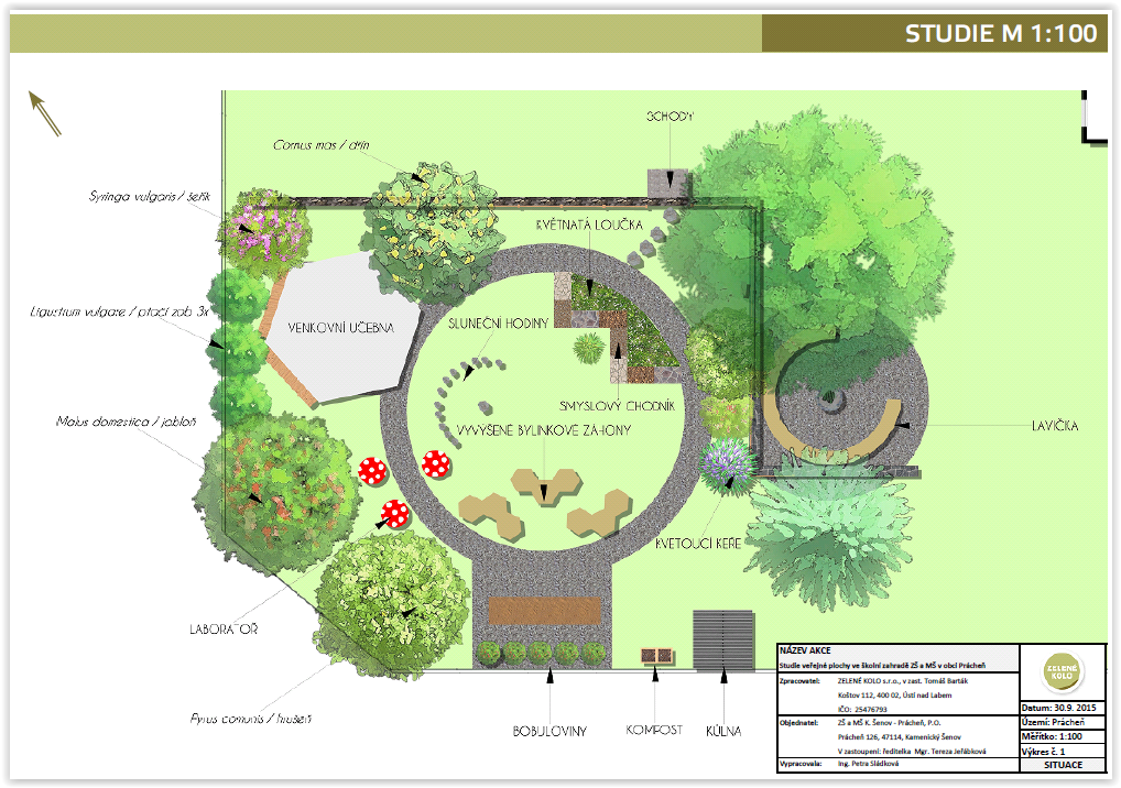 We are building a school garden in Prácheň
