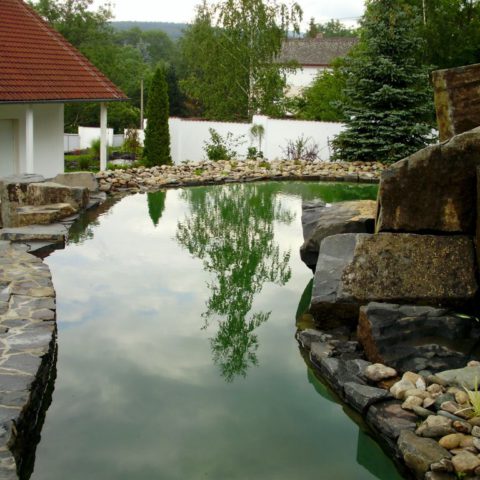 Upper bathing lake in Teplice
